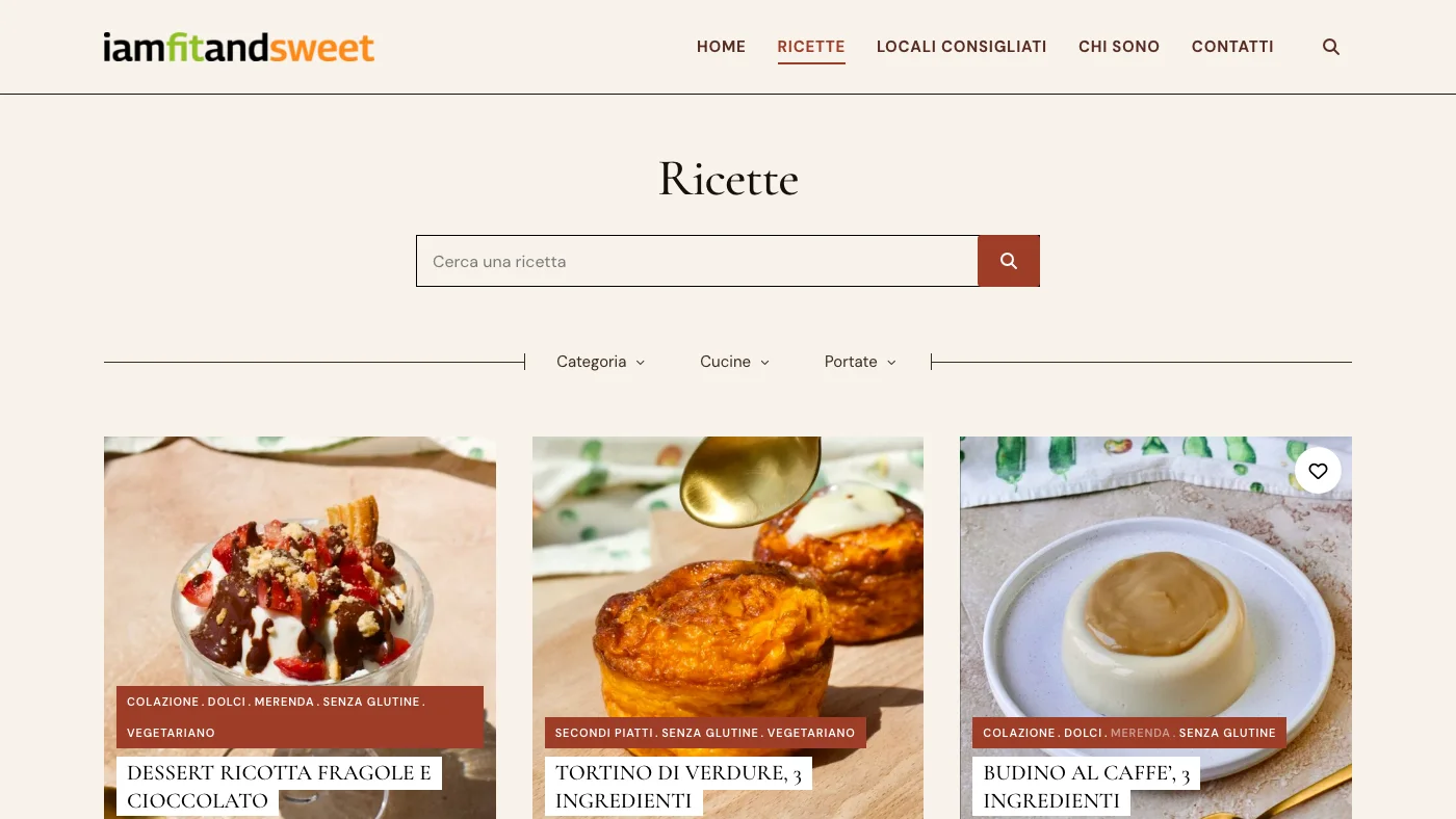 L'archivio: 47 ricette, e le ha caricate lui