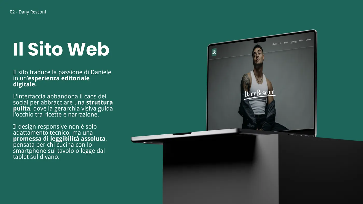 L'hero: una foto a tutto schermo e basta